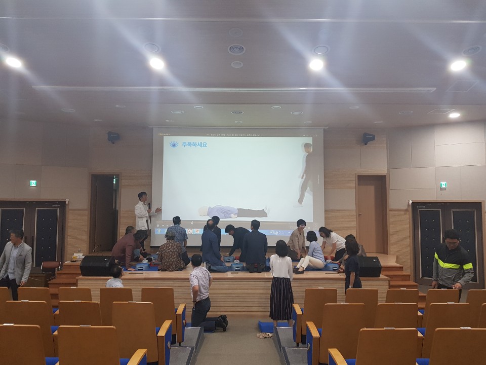 2019/09/17 2019년도 교수회 건강강좌1 심폐소생술교육 2차
