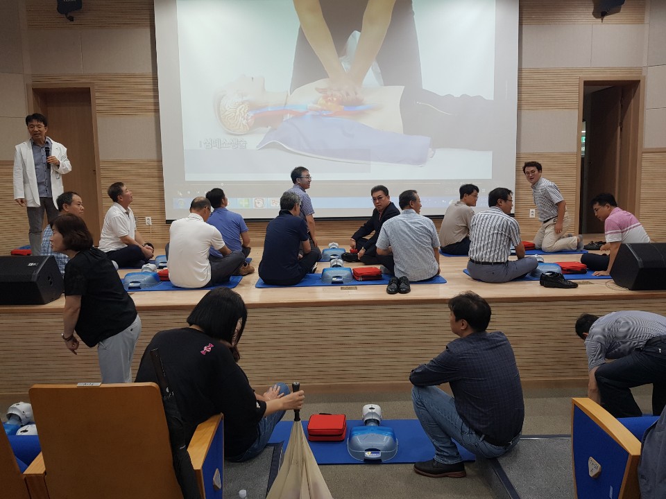 2019/09/09 2019년도 교수회 건강강좌1 심폐소생술교육 1차